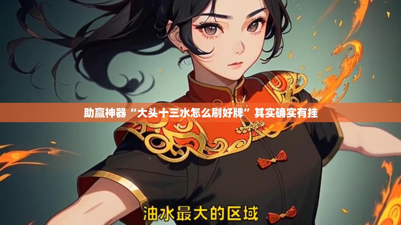 助赢神器“大头十三水怎么刷好牌”其实确实有挂